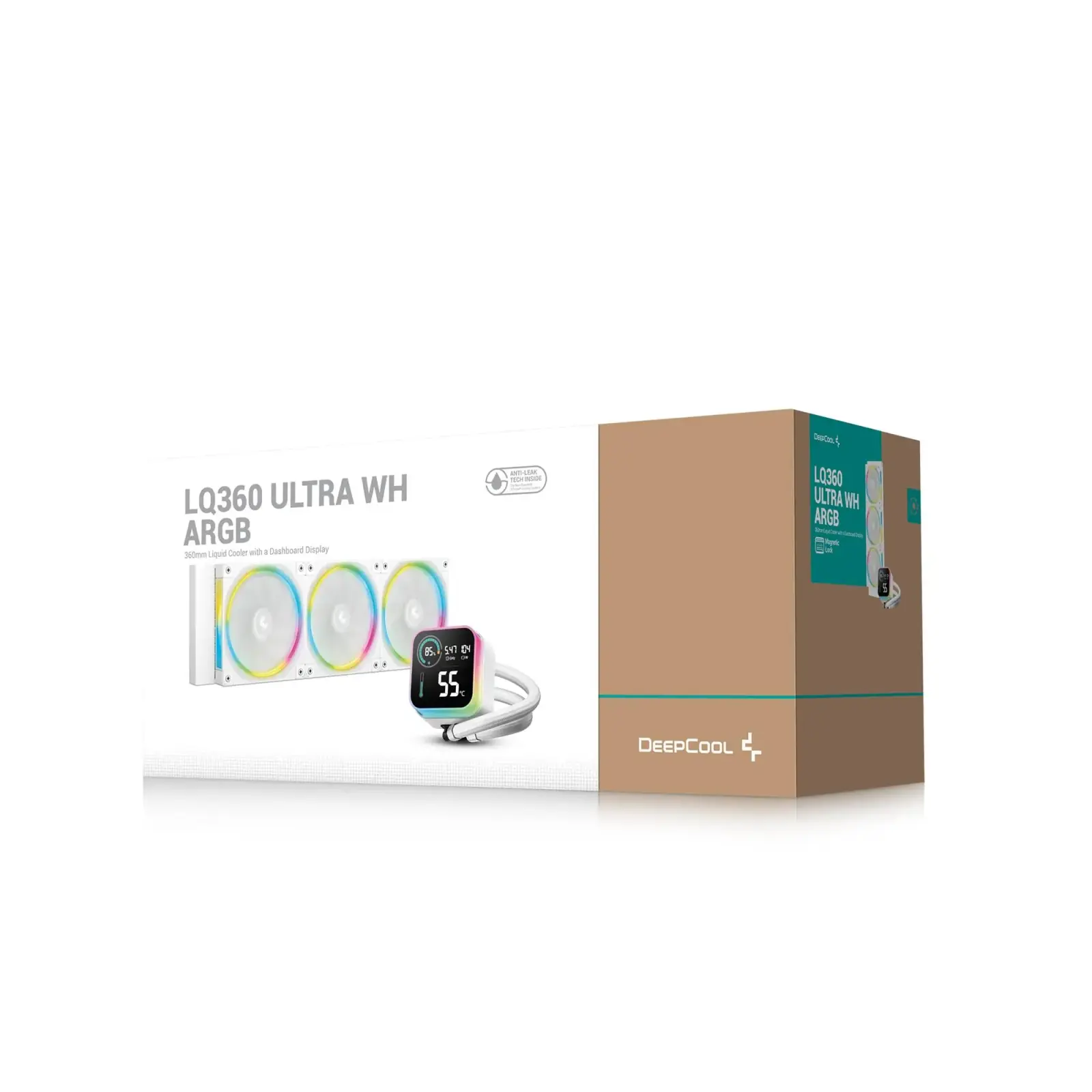 Система водяного охлаждения DeepCool LQ360 Ultra ARGB WH (R-LQ360-WHASMC-G-1) UA