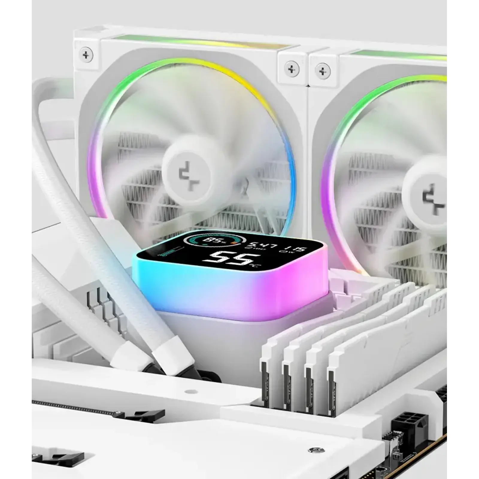 Система водяного охлаждения DeepCool LQ360 Ultra ARGB WH (R-LQ360-WHASMC-G-1) UA