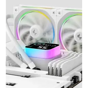 Система водяного охлаждения DeepCool LQ360 Ultra ARGB WH (R-LQ360-WHASMC-G-1) UA
