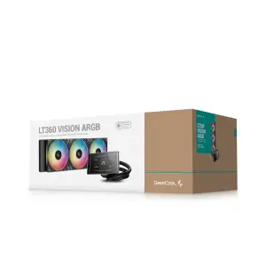 Система водяного охлаждения DeepCool LT360 Vision ARGB Black (R-LT360VISION-BKAMMC-G-1) UA