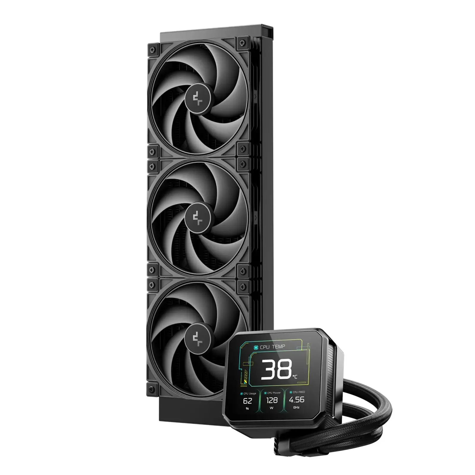 Система водяного охолодження DeepCool Spartacus 360 Black (R-SPT360-BKDSMP-G-1) UA