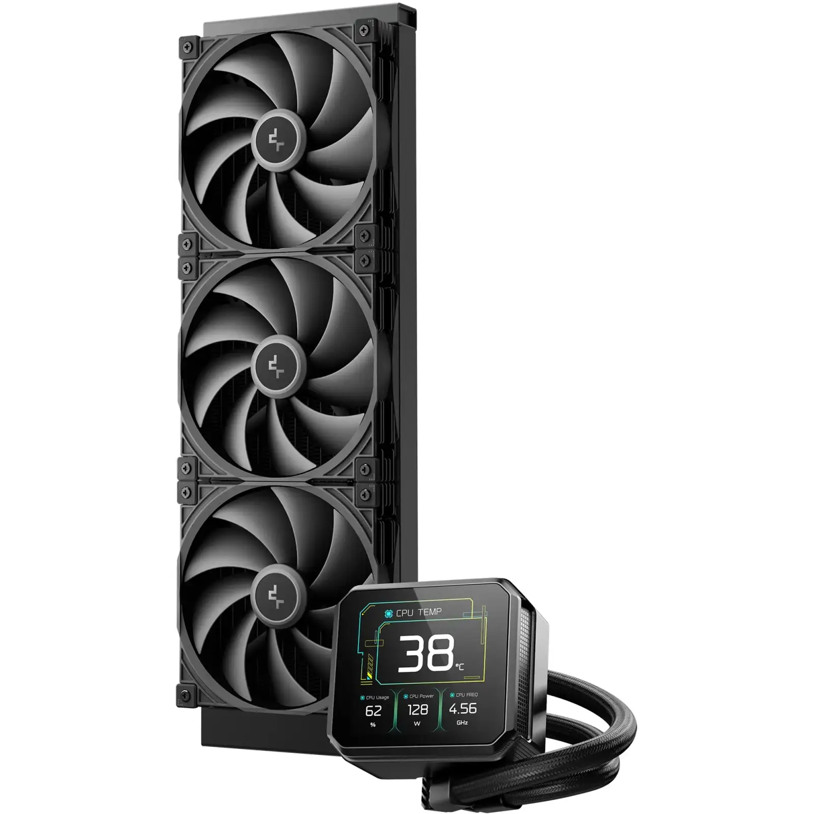 Система водяного охлаждения DeepCool Spartacus 420 Black (R-SPT420-BKDSMP-G-1) UA