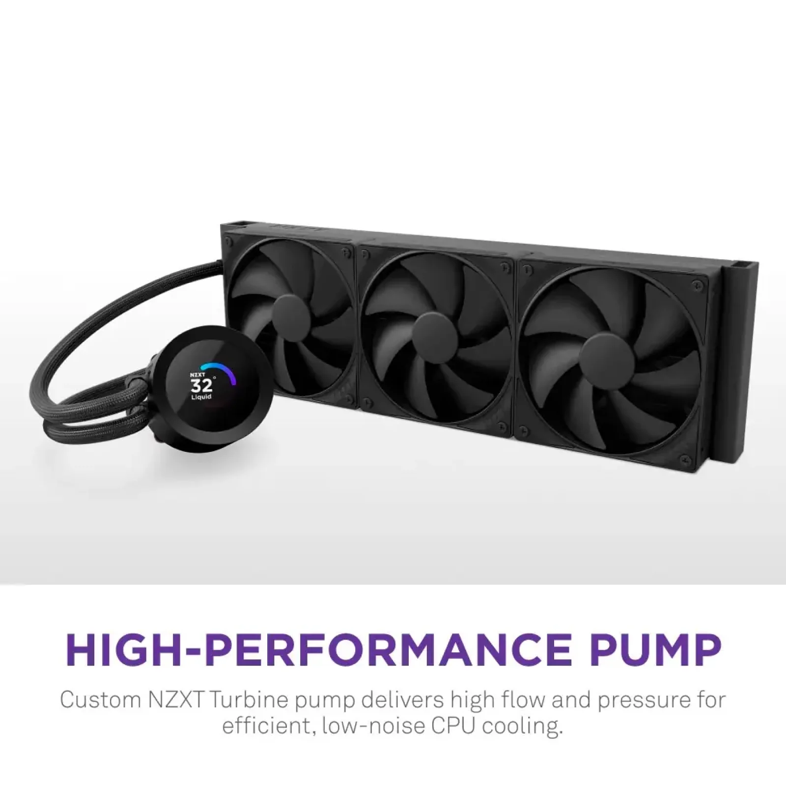 Система водяного охлаждения NZXT Kraken Plus 360 V2 Black (RL-KN360-B2) UA