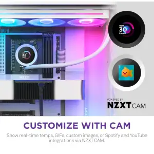 Система водяного охолодження NZXT Kraken Plus 360 RGB V2 White (RL-KR360-W2) UA