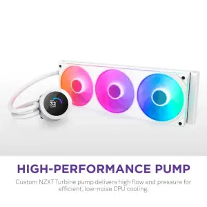 Система водяного охолодження NZXT Kraken Plus 360 RGB V2 White (RL-KR360-W2) UA