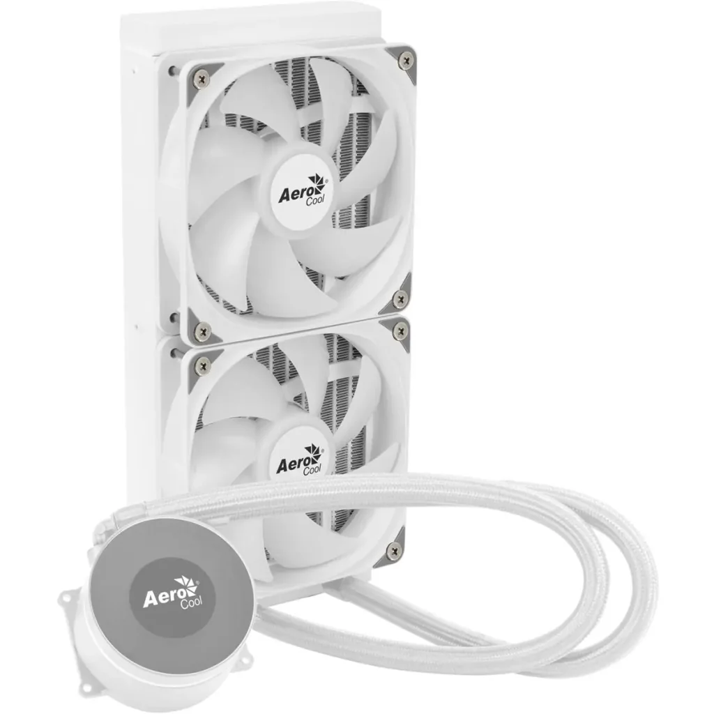 Система водяного охолодження AeroCool Oasis L240 White (ACLA-OA24117.21) UA