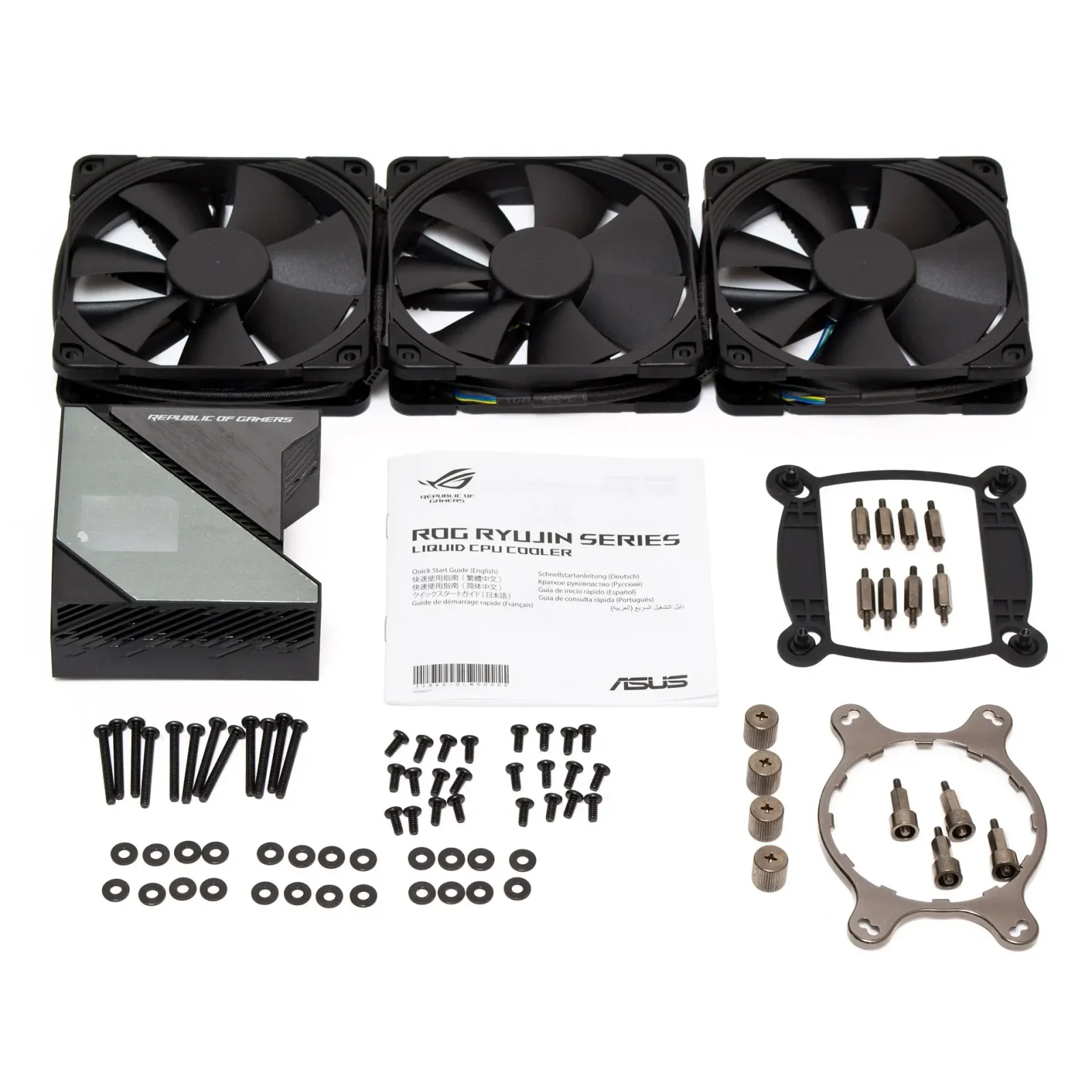 Система водяного охолодження Asus ROG Ryujin 2x120mm Aura OLED (90RC0030-M0UAY0) UA