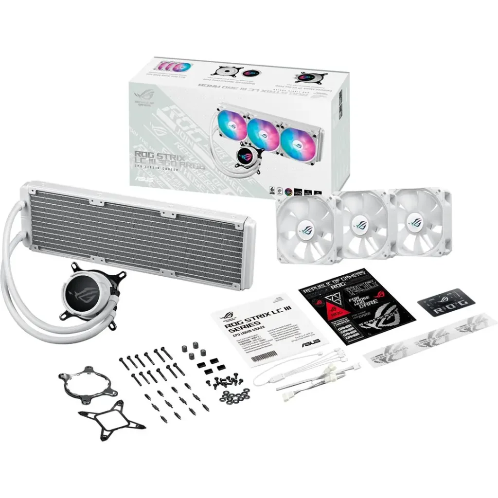 Система водяного охлаждения Asus ROG Strix LC III 360 ARGB White (90RC00T2-M0UAY0) UA