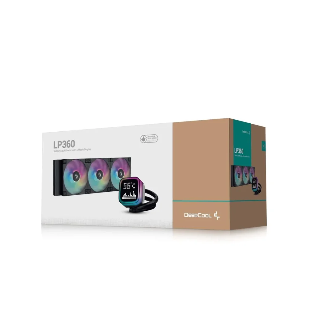 Система водяного охолодження DeepCool LP360 ARGB Black (R-LP360-BKMSNC-G-1) UA