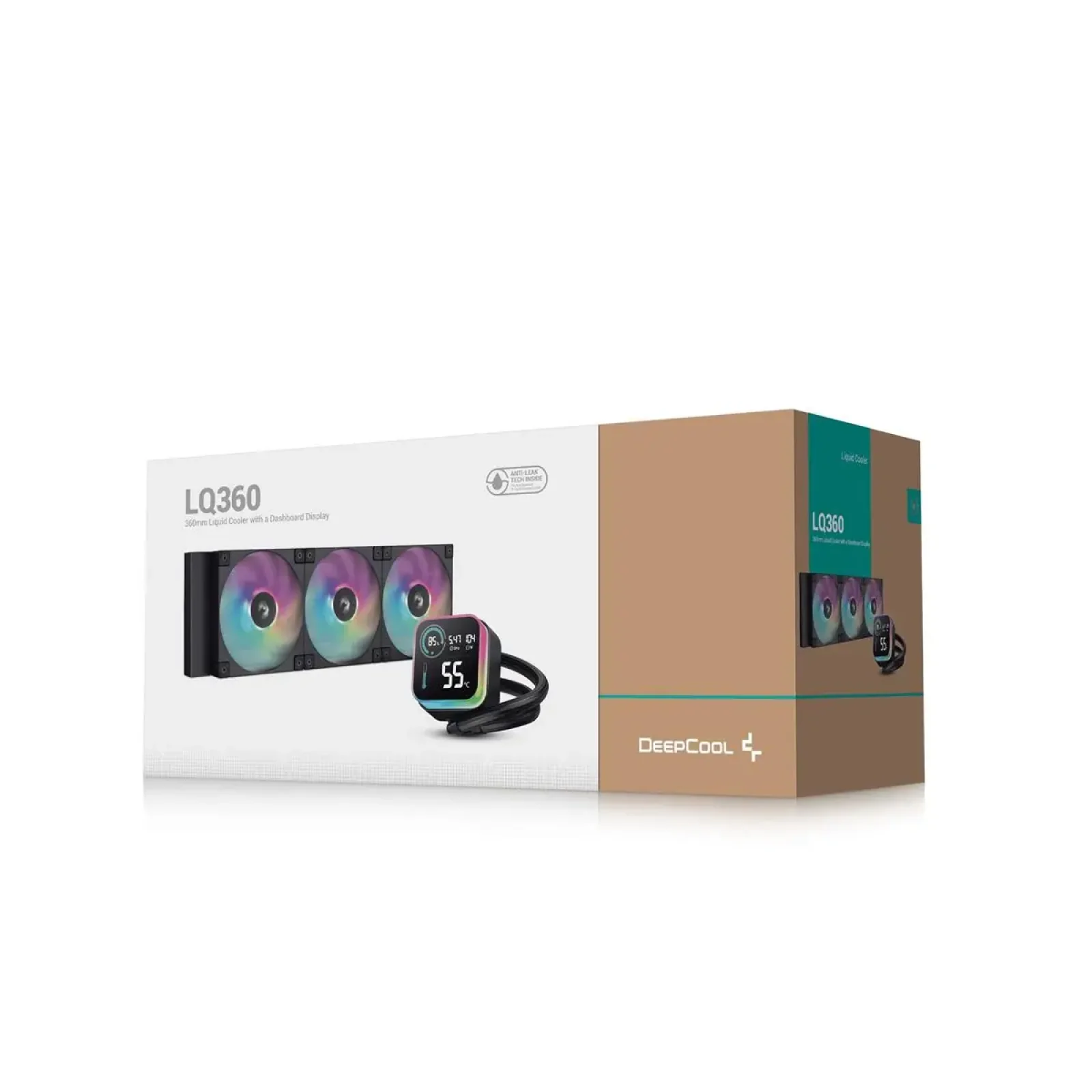 Система водяного охлаждения DeepCool LQ360 Black (R-LQ360-BKLSMW-G-1) UA
