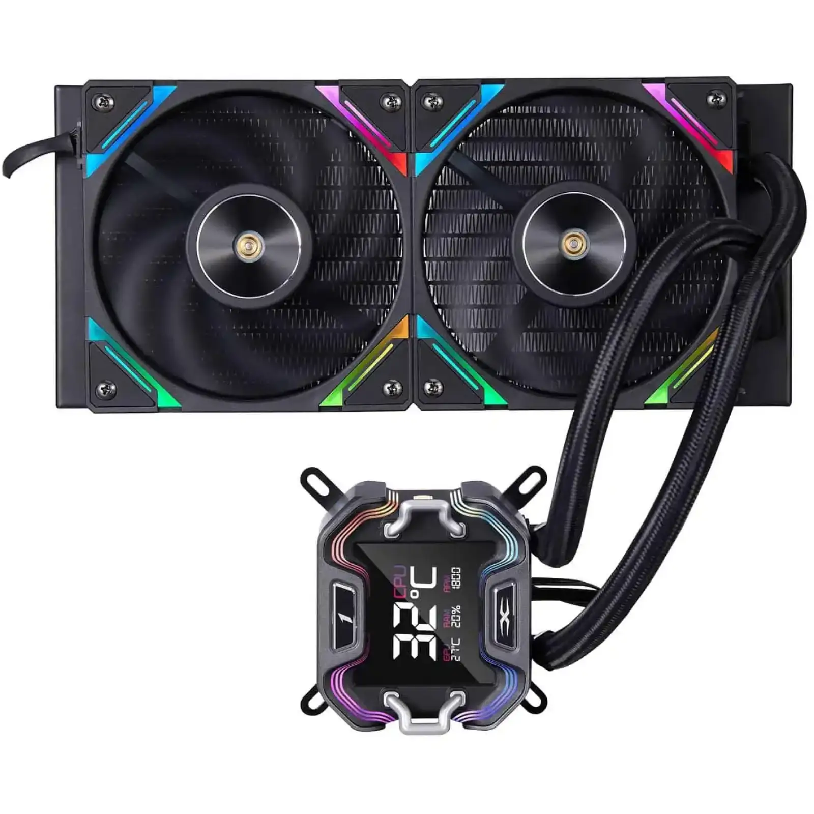 Система водяного охлаждения 1stPlayer X-240E Black UA
