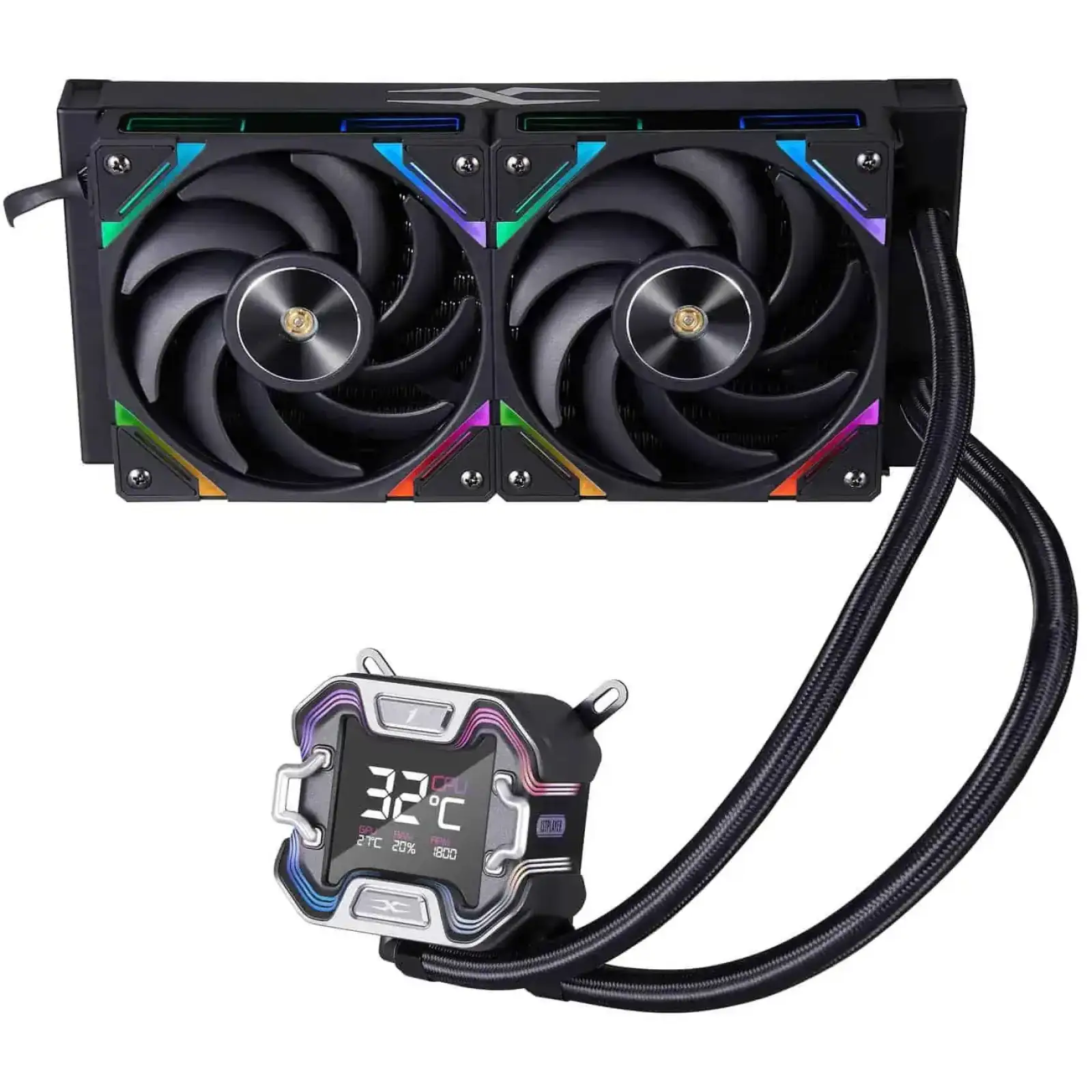 Система водяного охлаждения 1stPlayer X-240E Black UA