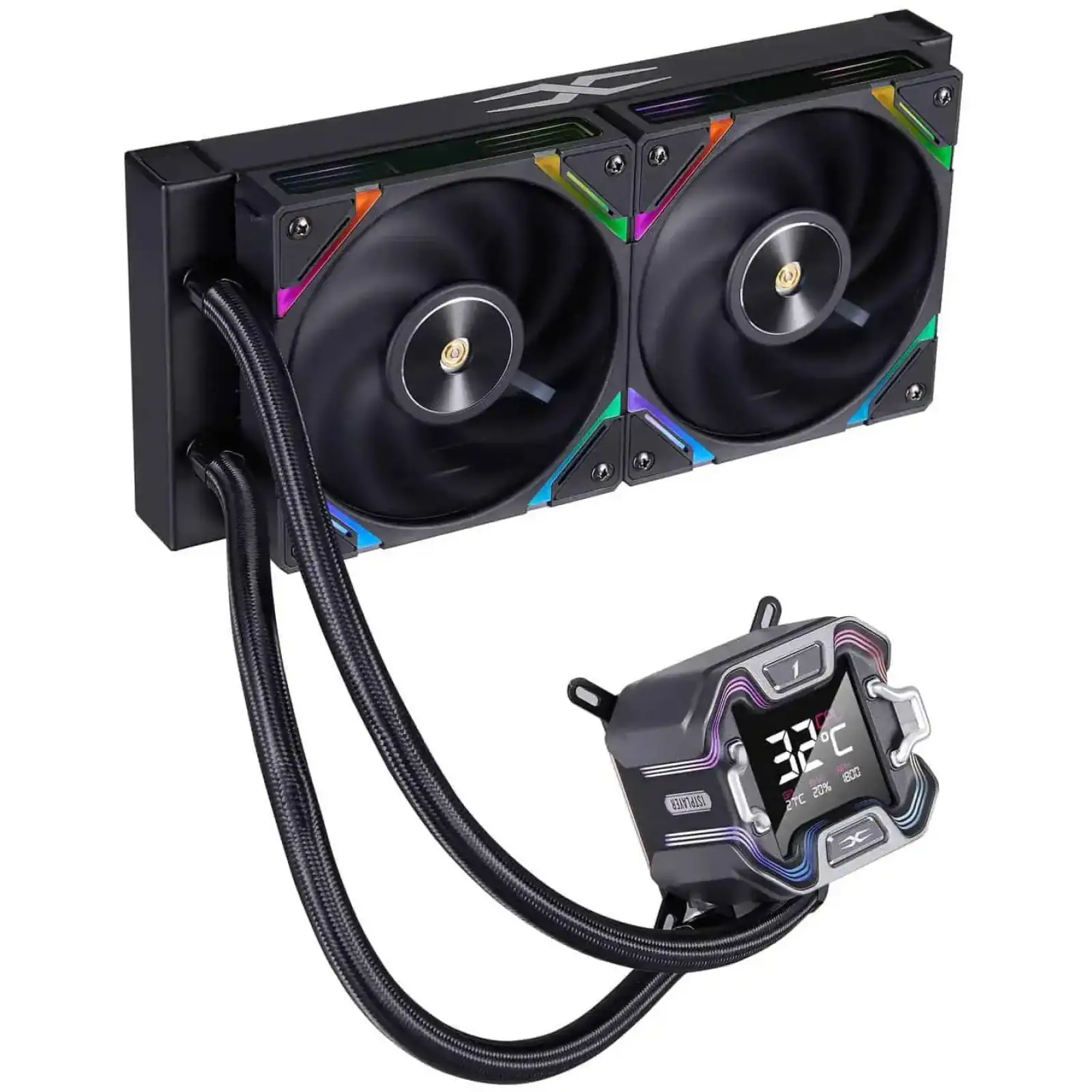 Система водяного охлаждения 1stPlayer X-240E Black UA