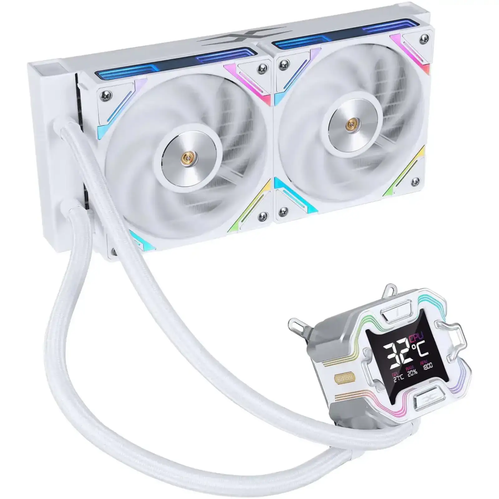 Система водяного охлаждения 1stPlayer X-240E White UA