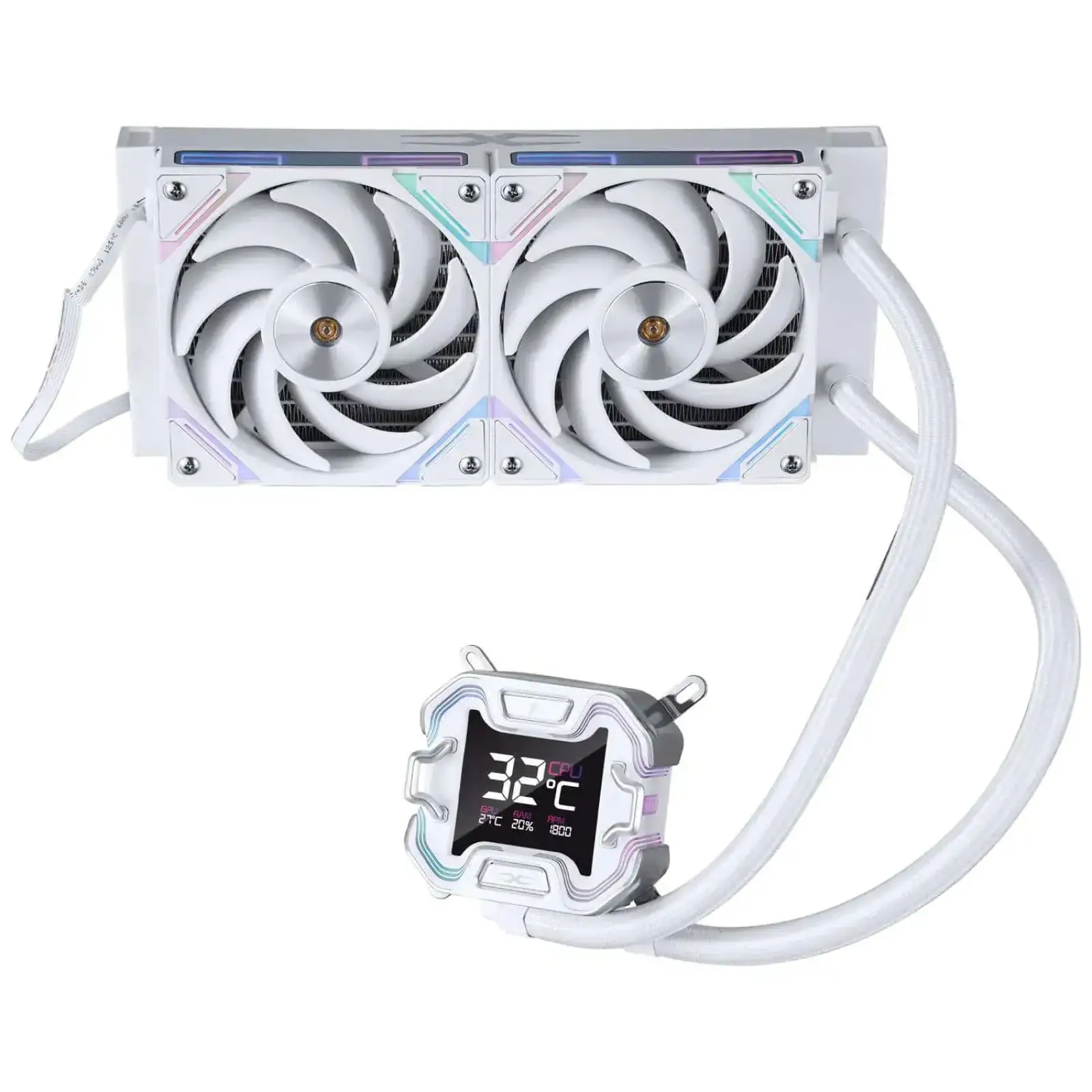 Система водяного охлаждения 1stPlayer X-240E White UA