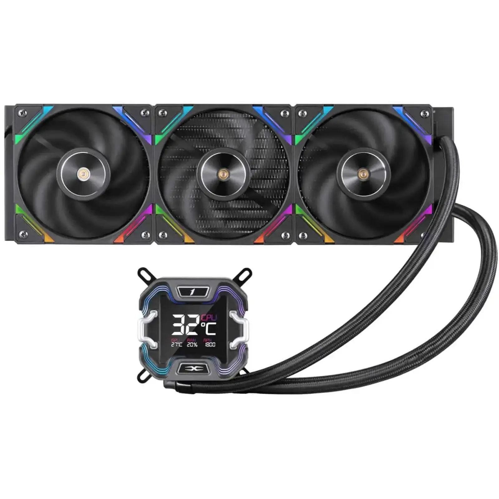 Система водяного охлаждения 1stPlayer X-360E Black UA