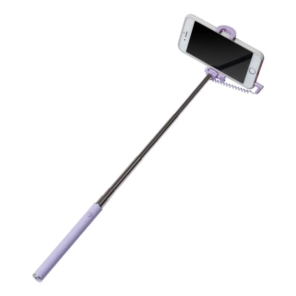 Телескопічний монопод Grand-X Elegant Jack 3,5 U-кріплення 158-710мм Lilac (E3UPR) UA