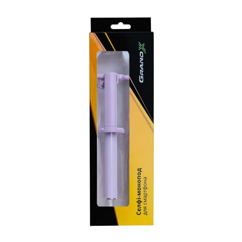 Телескопічний монопод Grand-X Elegant Jack 3,5 U-кріплення 158-710мм Lilac (E3UPR) UA