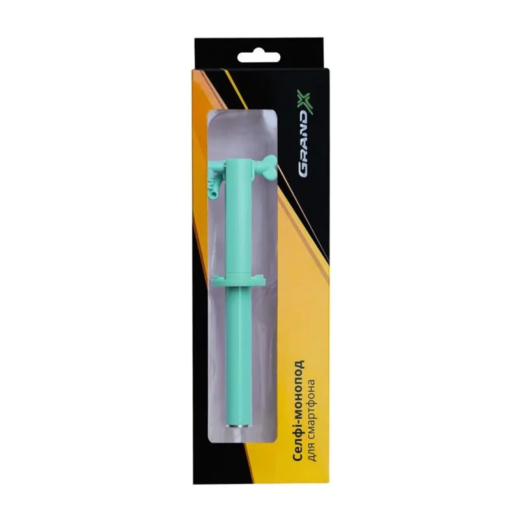 Телескопічний монопод Grand-X Elegant Jack 3,5 U-кріплення 158-710мм Turquoise (E3UTQ) UA