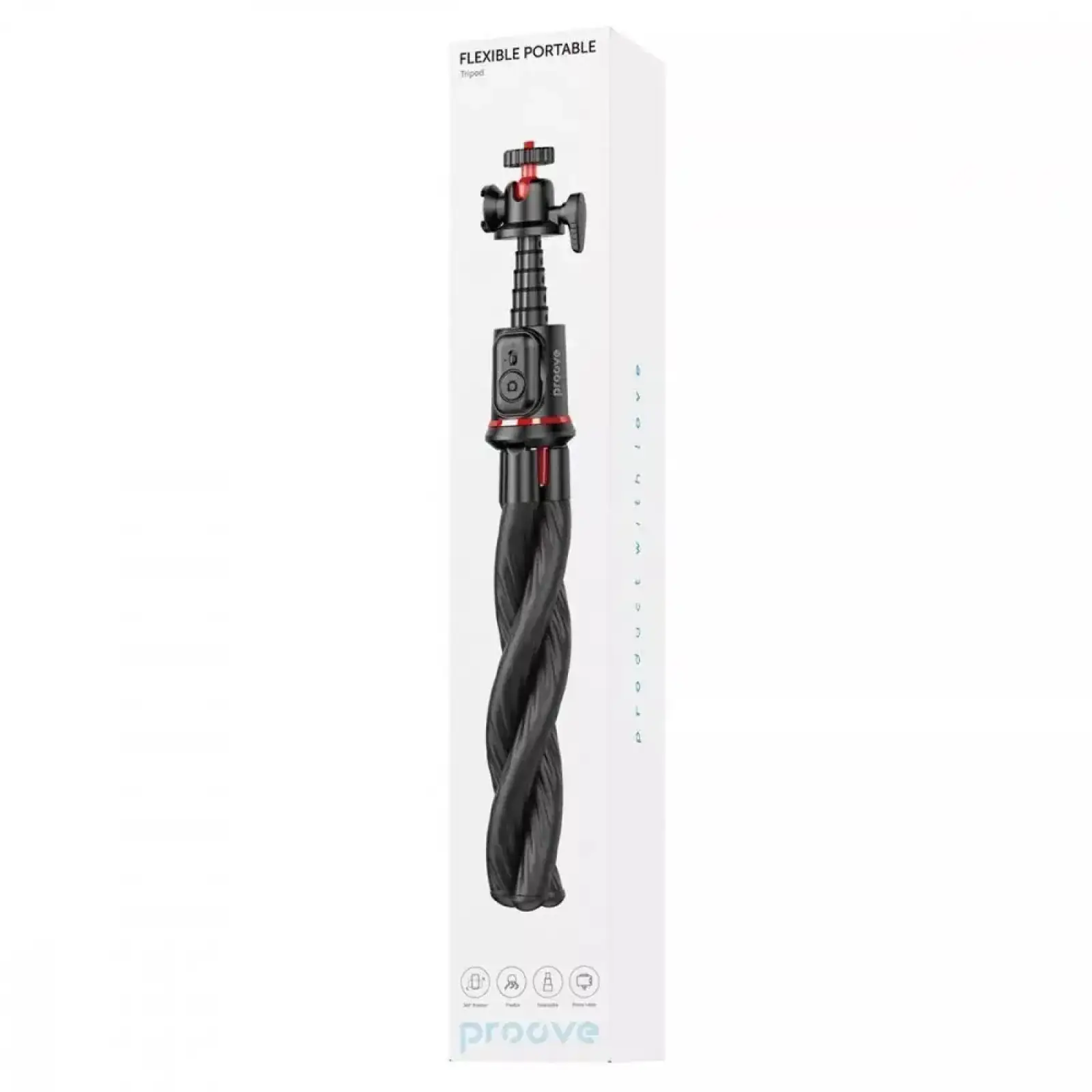 Трипод Proove Flexible Portable 658 мм Black (MPSG00010001) UA