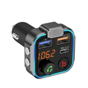 FM-трансмітер Grand-X 99GRX Hands Free, Bluetooth V5.0, 2USB, QC3.0, PD UA