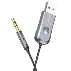 Bluetooth-ресивер Borofone BC44 Metal Grey (BC44MG) UA