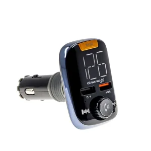 FM-трансмітер Grand-X 97GRX MegaBass Bluetooth V5.0 Hands Free Quick Charge 3.0 UA