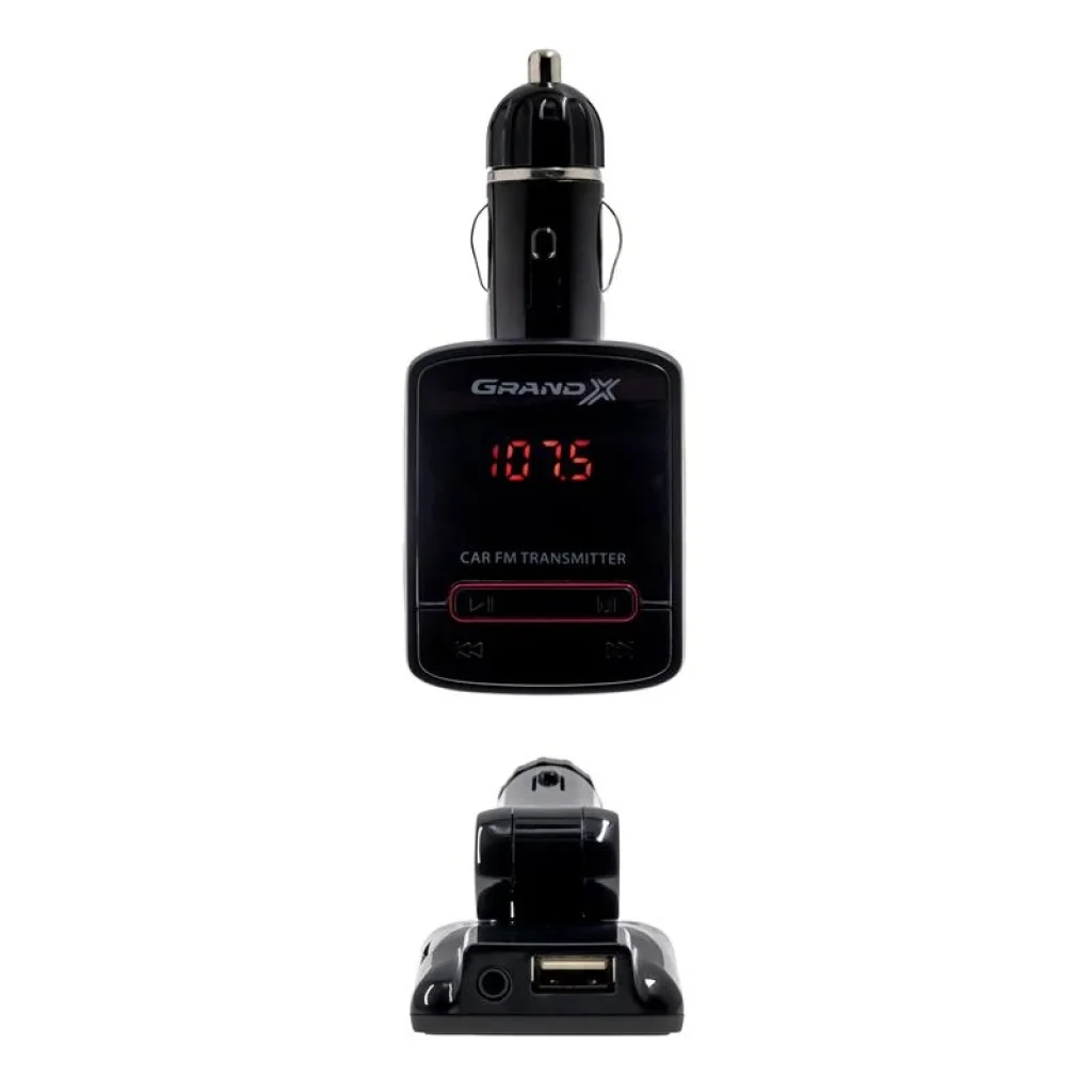 FM-трансмітер Grand-X 79GRX, AUX, USB 0.5A, SD card, 3.5мм mini-jack UA