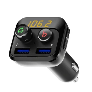 FM-трансмітер Grand-X 98GRX MegaBass Bluetooth V5.0 Hands Free MicroSD, 2хUSB 1A+2.4A UA