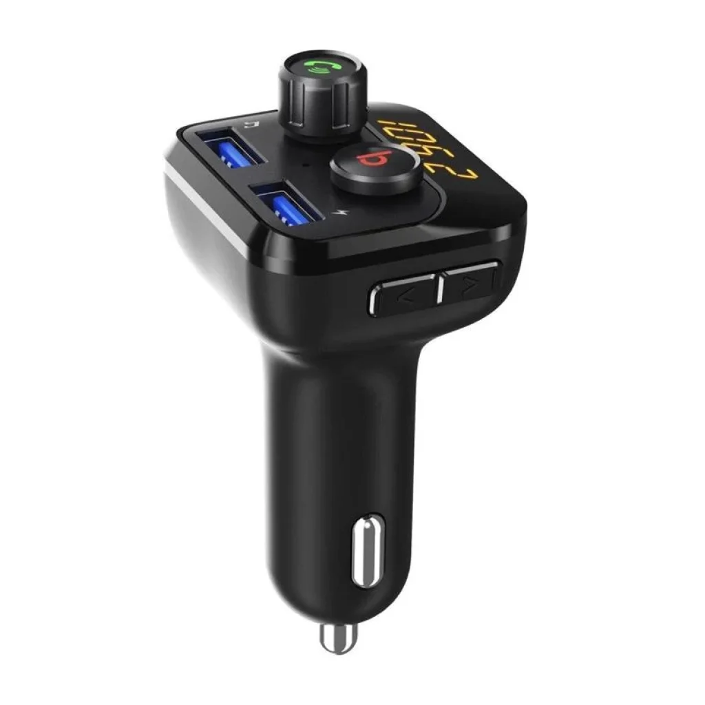 FM-трансмітер Grand-X 98GRX MegaBass Bluetooth V5.0 Hands Free MicroSD, 2хUSB 1A+2.4A UA