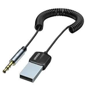 Bluetooth-трансмиттер Essager Lingfeng USB to 3.5mm Bluetooth 5.0 Grey (EBT-LF01-P) UA