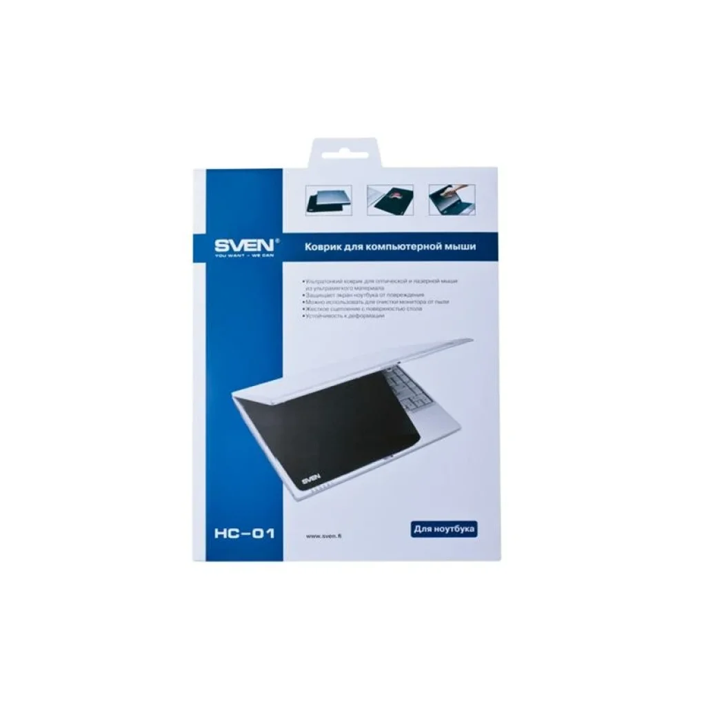 Коврик для мыши SVEN HC01-01 синий, 01700051 UA