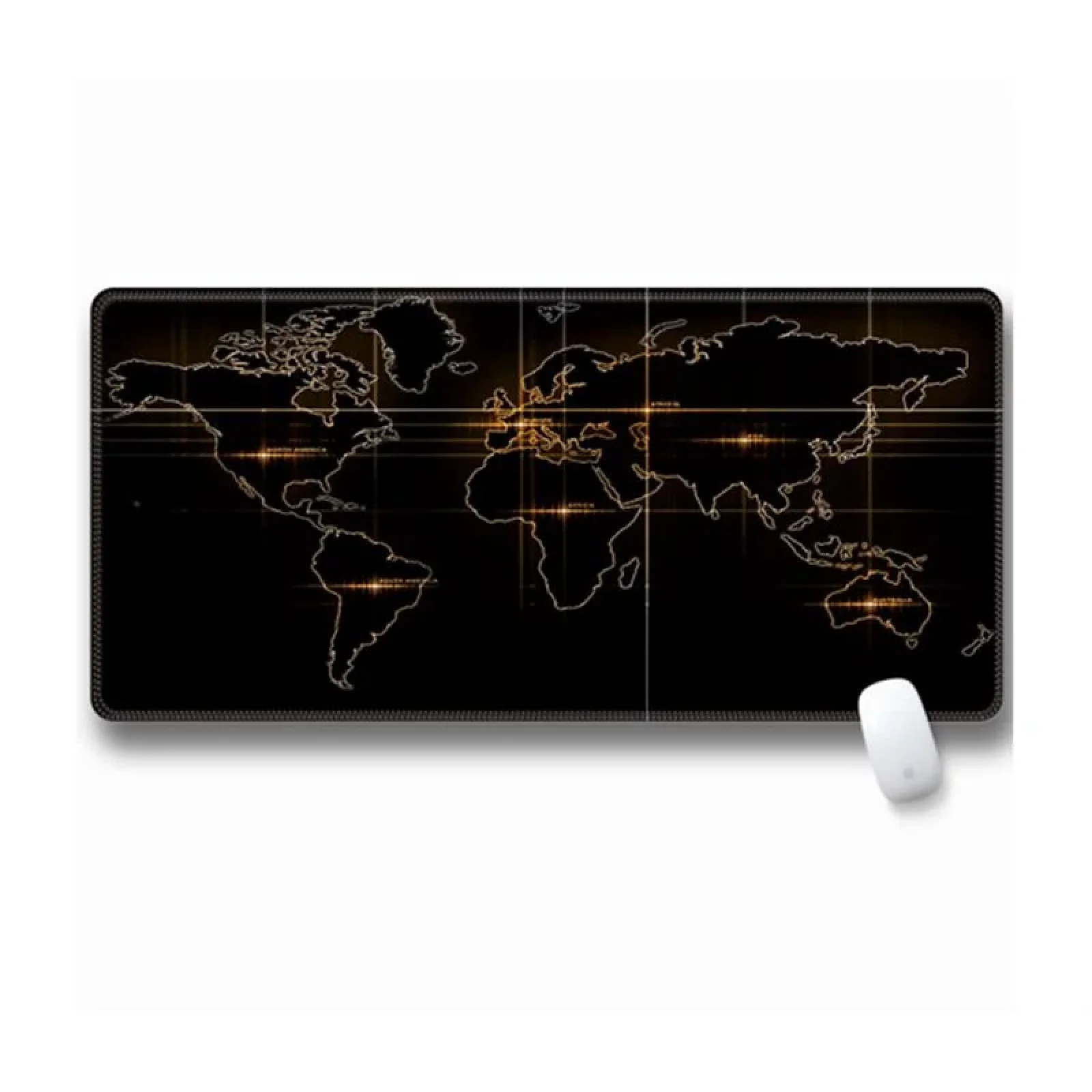 Коврик для мыши Voltronic Карта мира Black (SJDT-24/20891) UA