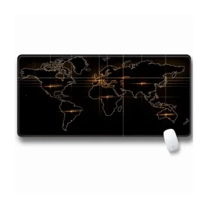 Килимок для миші Voltronic Карта мира Black (SJDT-24/20891) UA