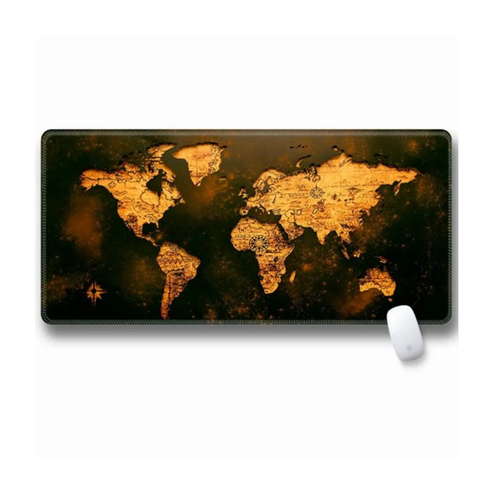 Килимок для миші Voltronic Карта мира Brown/Orange (SJDT-16/20884) UA