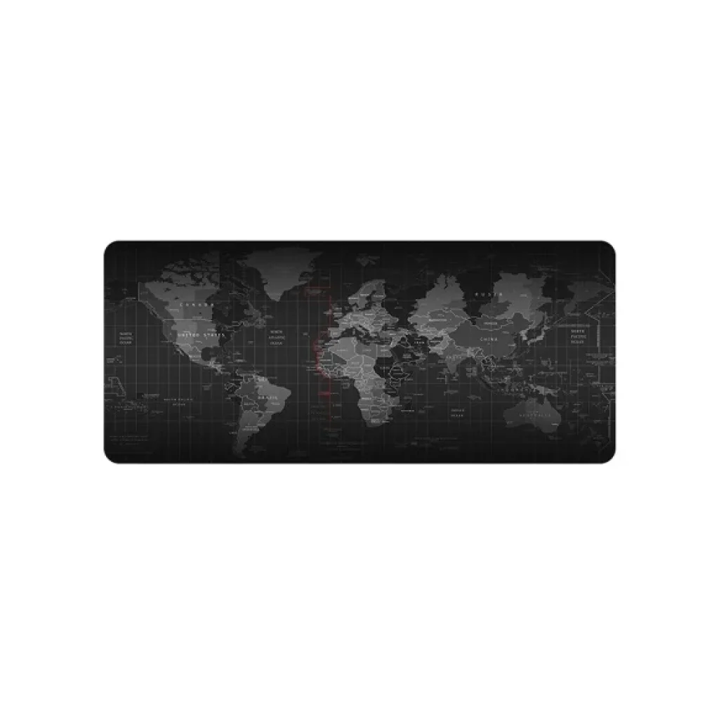 Килимок для миші Voltronic Карта мира Black (YT-MWM/Bl/23895) UA