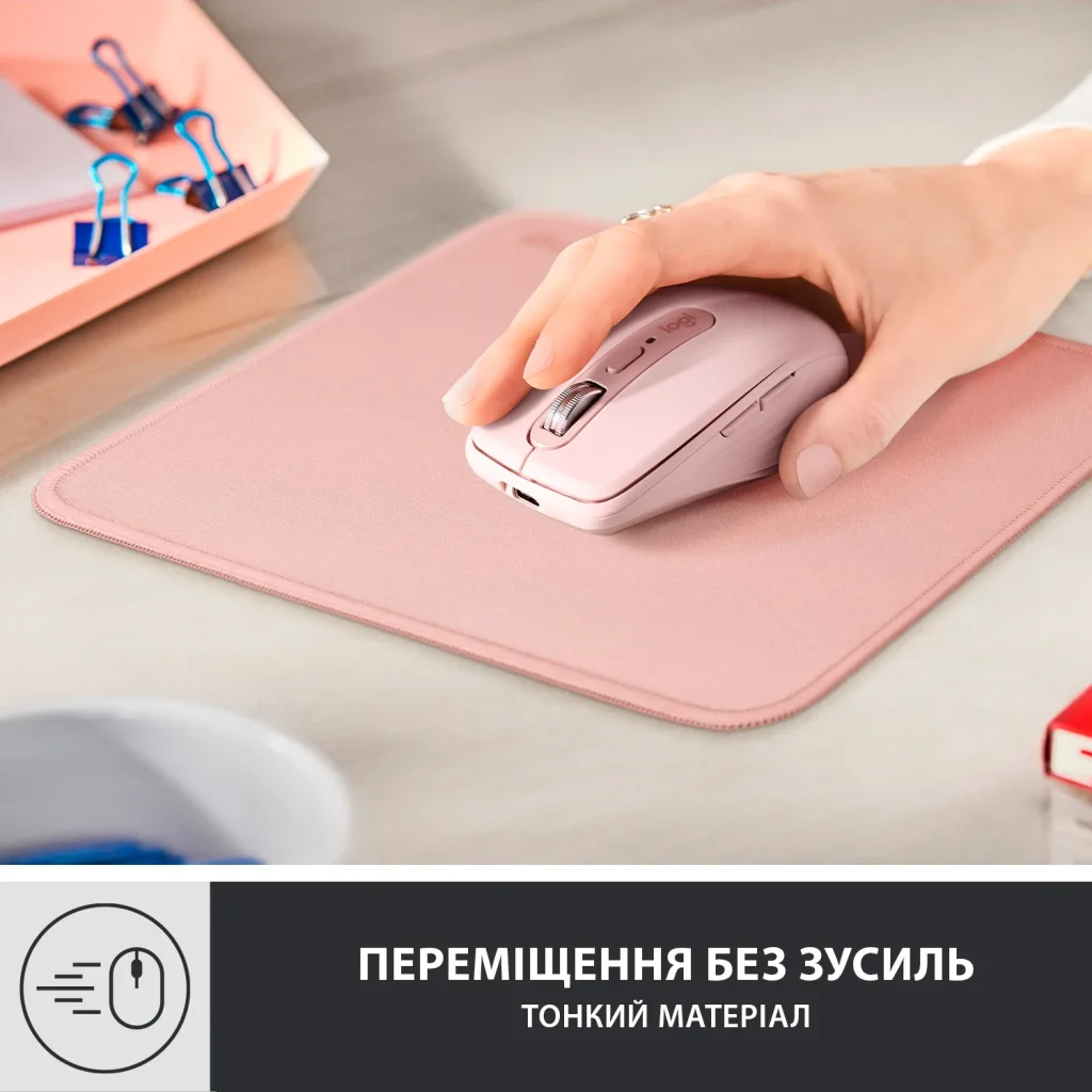 Ігрова поверхня Logitech Mouse Pad Studio Darker Rose (956-000050) UA