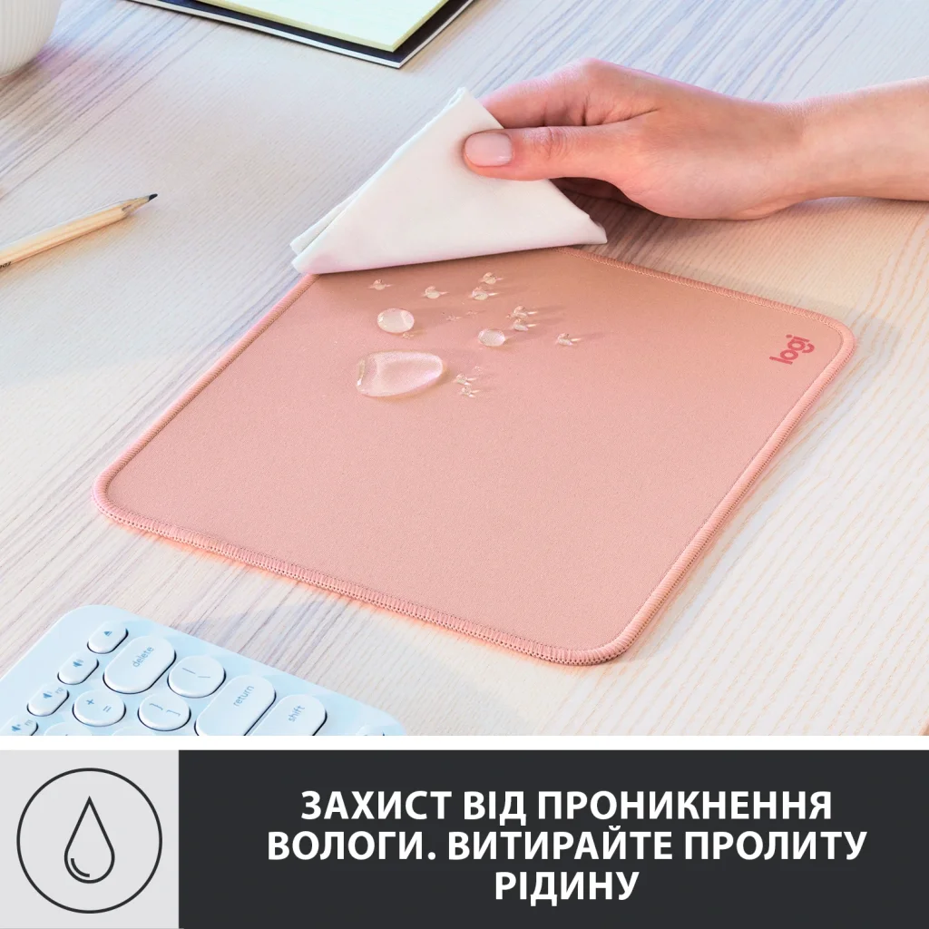 Ігрова поверхня Logitech Mouse Pad Studio Darker Rose (956-000050) UA