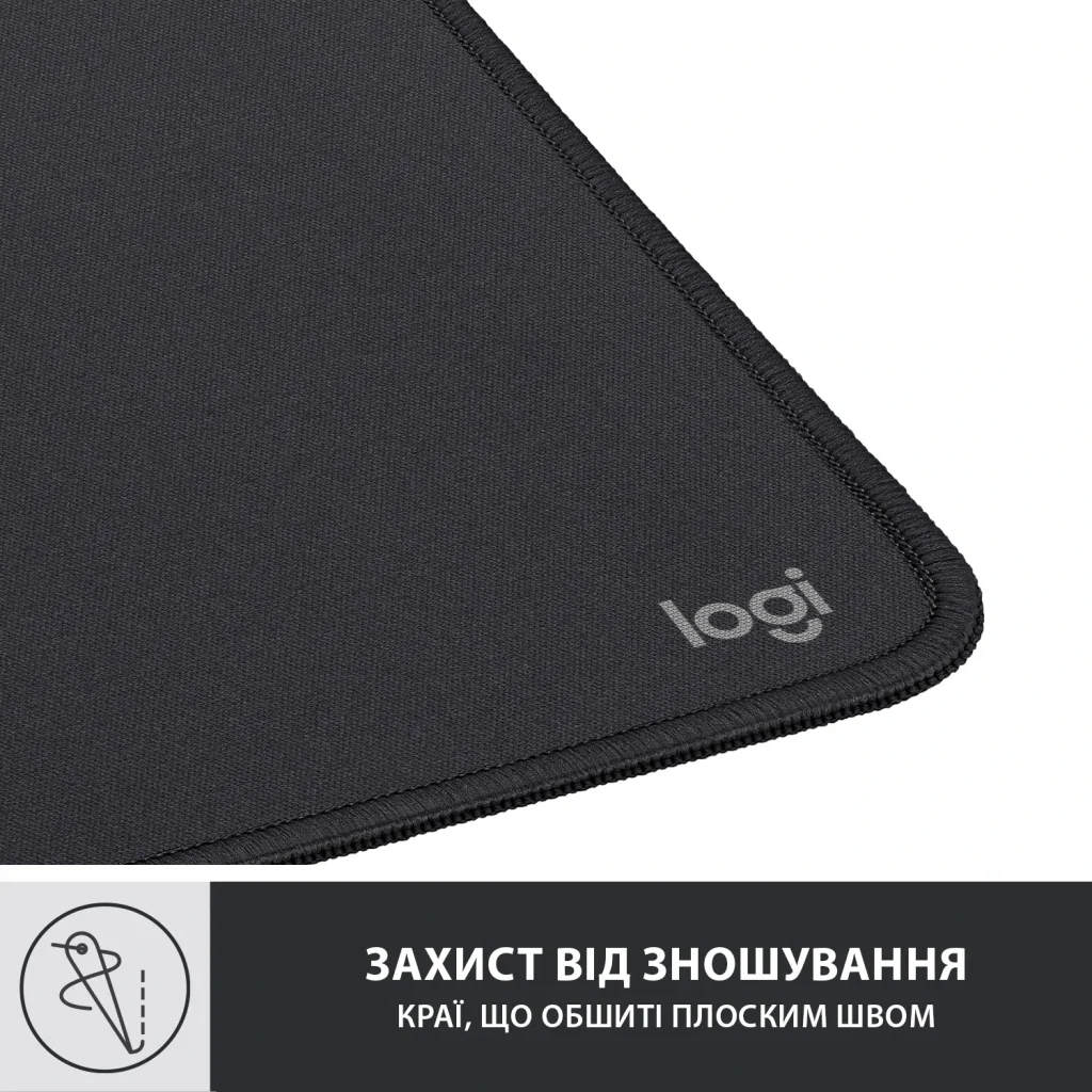 Ігрова поверхня Logitech Mouse Pad Studio Graphite (956-000049) UA