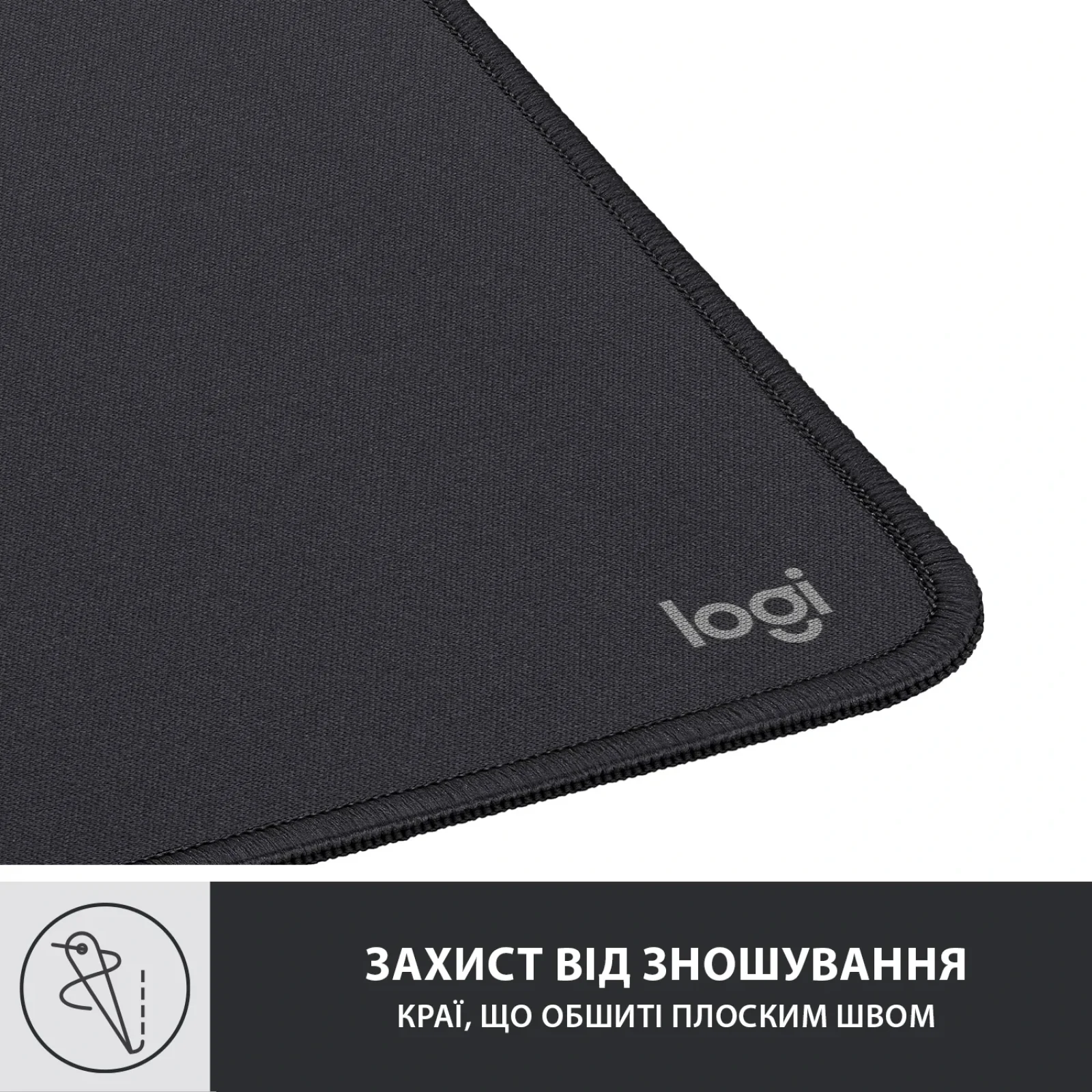 Ігрова поверхня Logitech Mouse Pad Studio Graphite (956-000049) UA