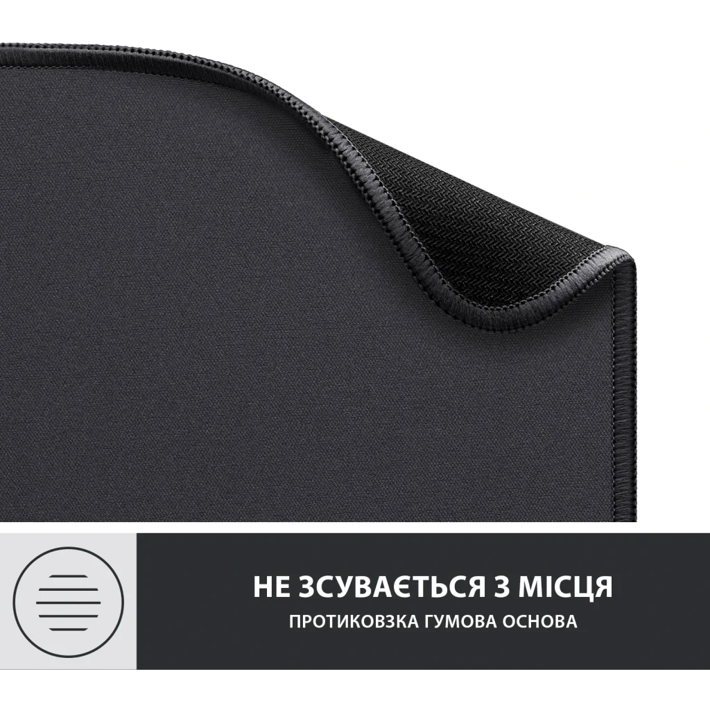 Ігрова поверхня Logitech Mouse Pad Studio Graphite (956-000049) UA