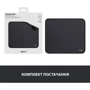 Ігрова поверхня Logitech Mouse Pad Studio Graphite (956-000049) UA