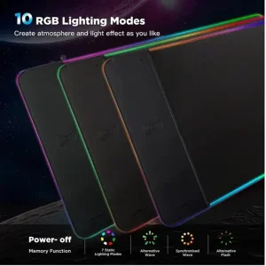 Коврик для мыши Choetech (T543-F) RGB Illuminated 15W Wireless Charging Mouse Pad UA