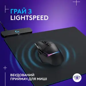 Килимок для миші Logitech PowerPlay Black (943-000110) UA