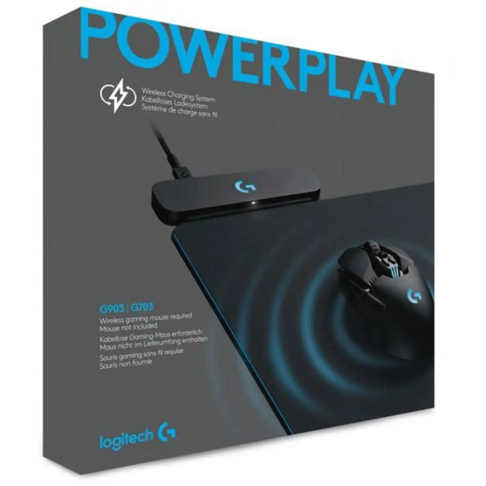 Килимок для миші Logitech PowerPlay Black (943-000110) UA