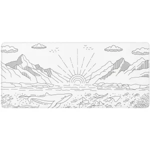 Игровая поверхность Dark Project DPMP_Nostra_White_XL UA