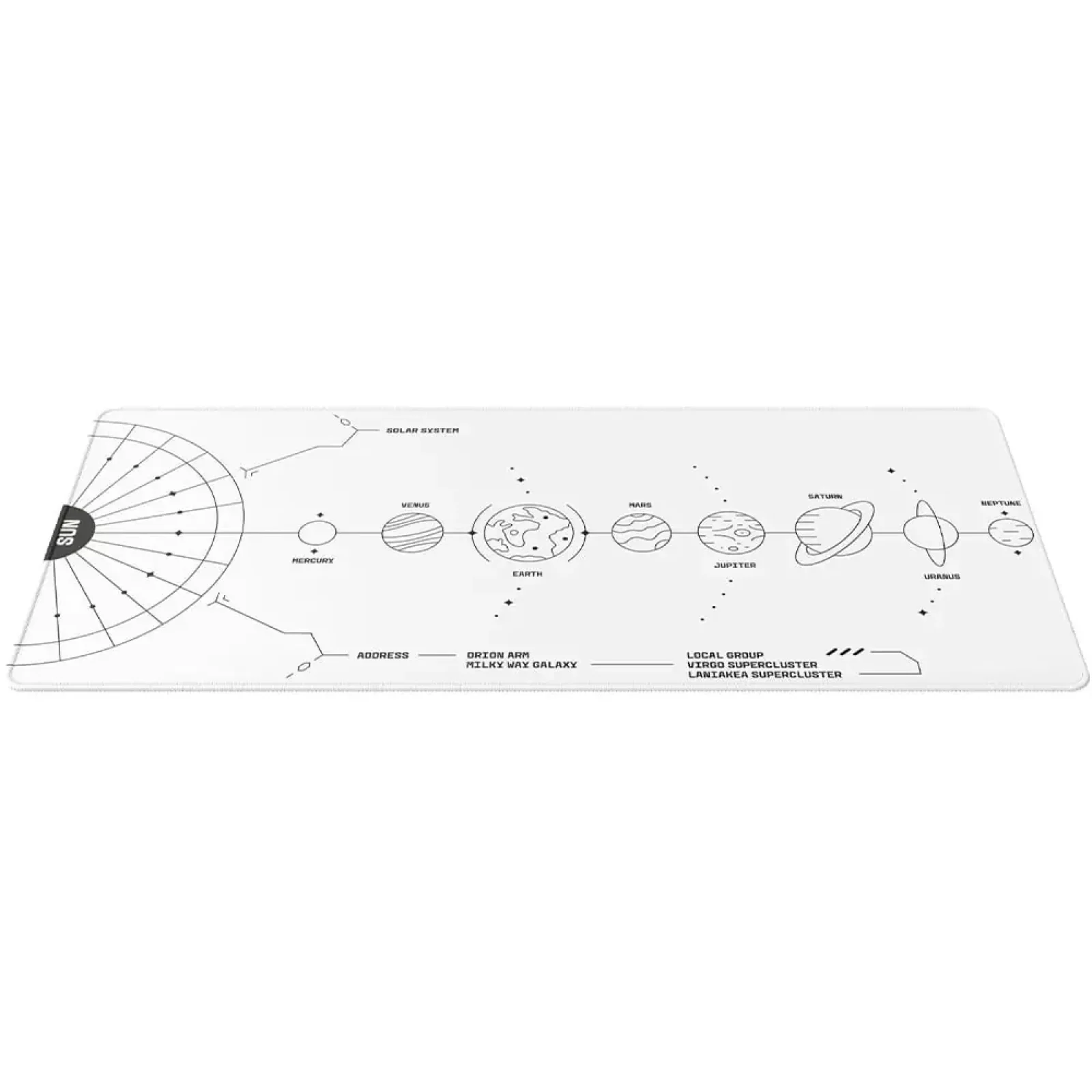 Игровая поверхность Dark Project DPMP_Nova_White_XL UA