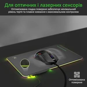 Ігрова поверхня Vertux Fluxpad Black UA