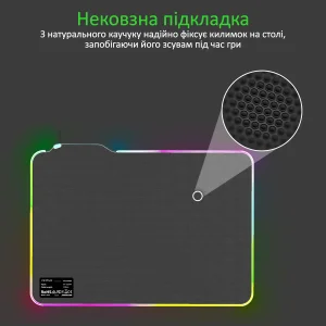 Ігрова поверхня Vertux Fluxpad Black UA