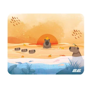 Игровая поверхность 2E Capybarra S Yellow (2E-PAD-S-CAPY-YELLOW) UA